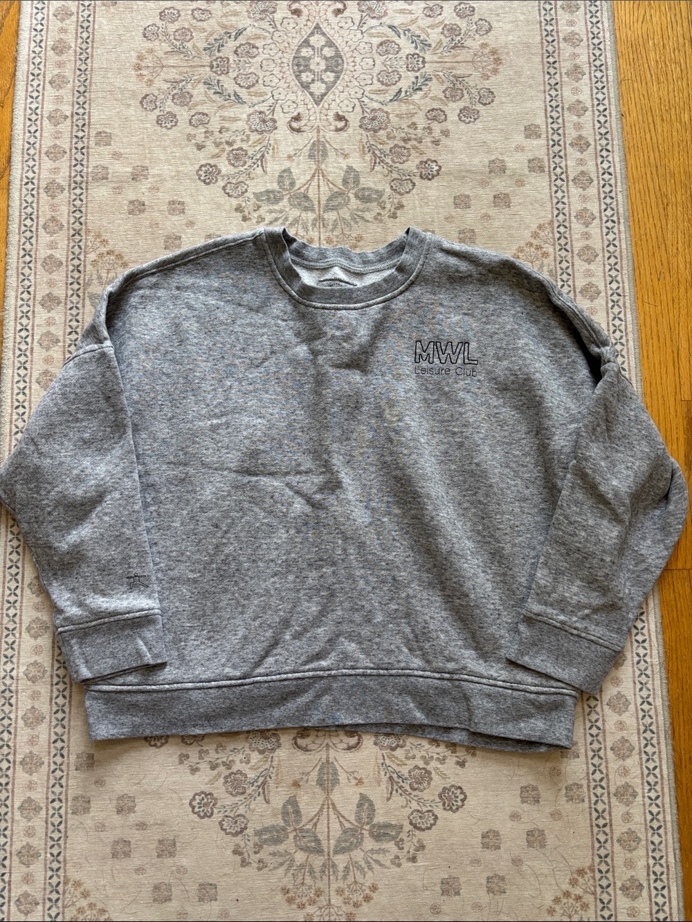 Madewell MWL Leisure Club Grey Sweatshirt